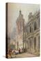 'Town Hall, Cologne', c1841-William Leighton Leitch-Stretched Canvas