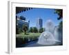 Town Hall Fountain, Christchurch, Canterbury, South Island, New Zealand-Neale Clarke-Framed Photographic Print