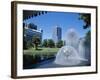 Town Hall Fountain, Christchurch, Canterbury, South Island, New Zealand-Neale Clarke-Framed Photographic Print