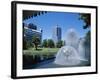 Town Hall Fountain, Christchurch, Canterbury, South Island, New Zealand-Neale Clarke-Framed Photographic Print