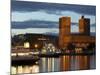 Town Hall from Aker Brygge, Norway-Russell Young-Mounted Photographic Print