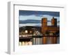 Town Hall from Aker Brygge, Norway-Russell Young-Framed Photographic Print