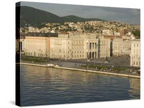 Town Hall Fronting on Piazza Unita D'Italia, Trieste, Friuli-Venezia Giulia, Italy-Waltham Tony-Stretched Canvas