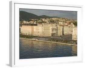 Town Hall Fronting on Piazza Unita D'Italia, Trieste, Friuli-Venezia Giulia, Italy-Waltham Tony-Framed Photographic Print