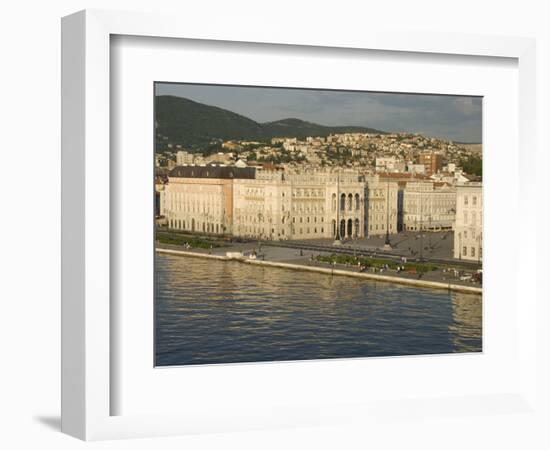 Town Hall Fronting on Piazza Unita D'Italia, Trieste, Friuli-Venezia Giulia, Italy-Waltham Tony-Framed Photographic Print