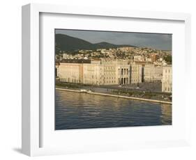 Town Hall Fronting on Piazza Unita D'Italia, Trieste, Friuli-Venezia Giulia, Italy-Waltham Tony-Framed Photographic Print