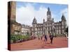 Town Hall, George Square, Glasgow, Scotland, United Kingdom-Yadid Levy-Stretched Canvas