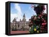 Town Hall, George Square, Glasgow, Scotland, United Kingdom-Yadid Levy-Framed Stretched Canvas