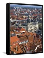 Town Hall, Graz, Styria, Austria-Walter Bibikow-Framed Stretched Canvas