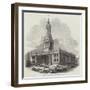 Town-Hall, in Course of Erection, at Leeds-null-Framed Giclee Print