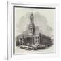 Town-Hall, in Course of Erection, at Leeds-null-Framed Giclee Print