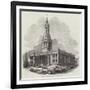 Town-Hall, in Course of Erection, at Leeds-null-Framed Giclee Print