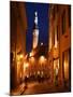 Town Hall in Distance, on Raekoja Plats, Tallinn, Estonia-Jonathan Smith-Mounted Premium Photographic Print