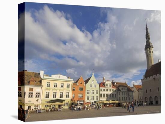 Town Hall in Old Town Square, Old Town, Unesco World Heritage Site, Tallinn, Estonia-Neale Clarke-Stretched Canvas