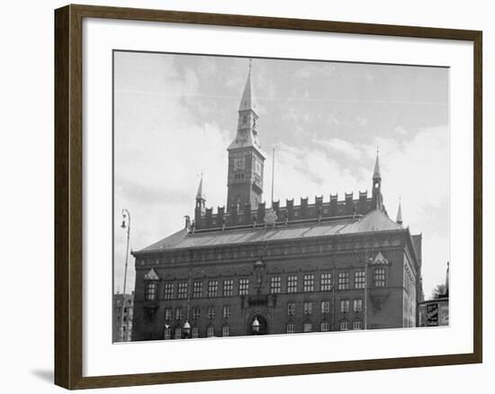 Town Hall in the City of Copenhagen-null-Framed Photographic Print