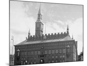Town Hall in the City of Copenhagen-null-Mounted Photographic Print