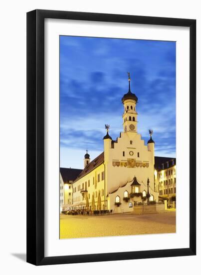 Town Hall, Kempten, Schwaben, Bavaria, Germany, Europe-Markus Lange-Framed Premium Photographic Print