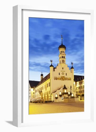 Town Hall, Kempten, Schwaben, Bavaria, Germany, Europe-Markus Lange-Framed Photographic Print