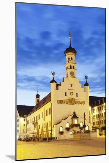 Town Hall, Kempten, Schwaben, Bavaria, Germany, Europe-Markus Lange-Mounted Photographic Print