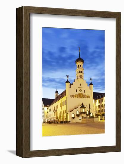 Town Hall, Kempten, Schwaben, Bavaria, Germany, Europe-Markus Lange-Framed Photographic Print