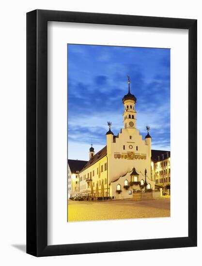 Town Hall, Kempten, Schwaben, Bavaria, Germany, Europe-Markus Lange-Framed Photographic Print