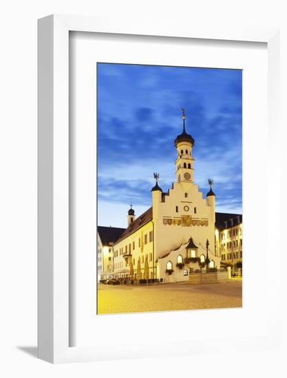 Town Hall, Kempten, Schwaben, Bavaria, Germany, Europe-Markus Lange-Framed Photographic Print