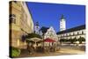 Town Hall, Market Square and St. Martin Church, Wangen-Markus Lange-Stretched Canvas