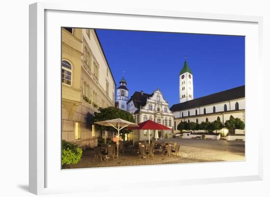 Town Hall, Market Square and St. Martin Church, Wangen-Markus Lange-Framed Photographic Print