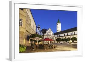 Town Hall, Market Square and St. Martin Church, Wangen-Markus Lange-Framed Photographic Print