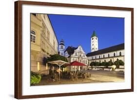 Town Hall, Market Square and St. Martin Church, Wangen-Markus Lange-Framed Photographic Print