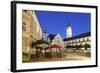 Town Hall, Market Square and St. Martin Church, Wangen-Markus Lange-Framed Photographic Print