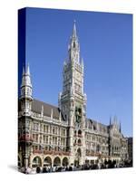 Town Hall, Munich, Bavaria, Germany-Peter Scholey-Stretched Canvas