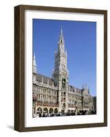 Town Hall, Munich, Bavaria, Germany-Peter Scholey-Framed Photographic Print