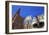 Town Hall of Rechtstadt District on Long Market, Gdansk, Gdansk, Pomerania, Poland, Europe-Hans-Peter Merten-Framed Photographic Print