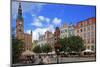 Town Hall of Rechtstadt District on Long Market in Gdansk, Gdansk, Pomerania, Poland, Europe-Hans-Peter Merten-Mounted Photographic Print