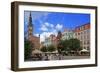 Town Hall of Rechtstadt District on Long Market in Gdansk, Gdansk, Pomerania, Poland, Europe-Hans-Peter Merten-Framed Photographic Print