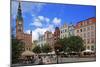 Town Hall of Rechtstadt District on Long Market in Gdansk, Gdansk, Pomerania, Poland, Europe-Hans-Peter Merten-Mounted Photographic Print