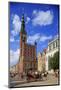 Town Hall of Rechtstadt District on Long Market in Gdansk, Gdansk, Pomerania, Poland, Europe-Hans-Peter Merten-Mounted Photographic Print