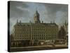 Town Hall on Dam Square, Amsterdam-Gerrit Adriaensz Berckheyde-Stretched Canvas