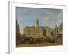 Town Hall on the Dam, Amsterdam-Gerrit Adriaensz Berckheyde-Framed Art Print