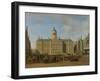 Town Hall on the Dam, Amsterdam-Gerrit Adriaensz Berckheyde-Framed Art Print