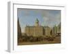 Town Hall on the Dam, Amsterdam-Gerrit Adriaensz Berckheyde-Framed Art Print