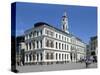 Town Hall, Riga, Latvia-Peter Thompson-Stretched Canvas