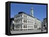 Town Hall, Riga, Latvia-Peter Thompson-Framed Stretched Canvas