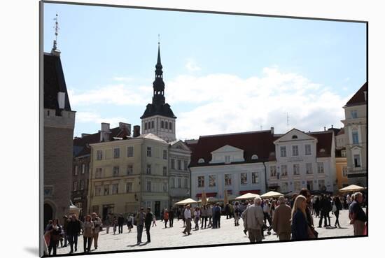 Town Hall Square and St Nicholas' Church, Tallinn, Estonia, 2011-Sheldon Marshall-Mounted Photographic Print