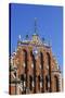Town Hall Square, Blackheads House, Old Town, Riga, Latvia-Dallas and John Heaton-Stretched Canvas