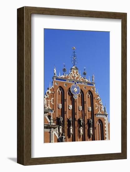Town Hall Square, Blackheads House, Old Town, Riga, Latvia-Dallas and John Heaton-Framed Photographic Print