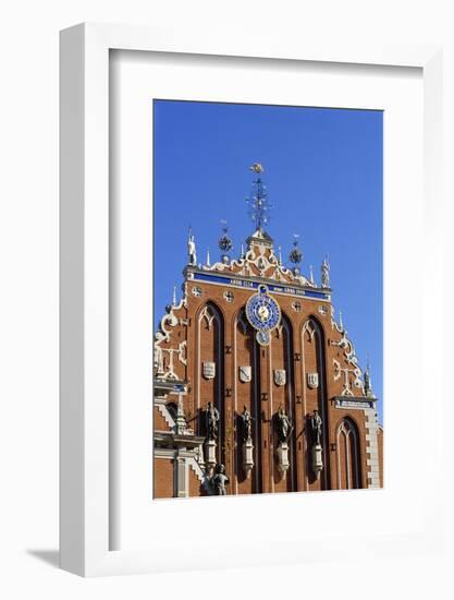 Town Hall Square, Blackheads House, Old Town, Riga, Latvia-Dallas and John Heaton-Framed Photographic Print