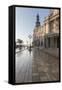 Town Hall Square on an Autumn Early Morning, Cartagena, Murcia Region, Spain, Europe-Eleanor Scriven-Framed Stretched Canvas