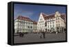 Town Hall Square, Surrounded by Grand, Historic Buildings-Stuart Forster-Framed Stretched Canvas